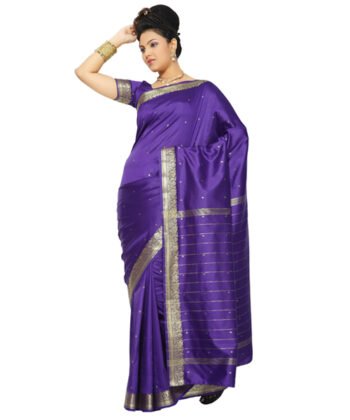 Cotton Blue Saree