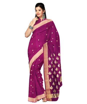 Banarasi Sarees Pink Saree