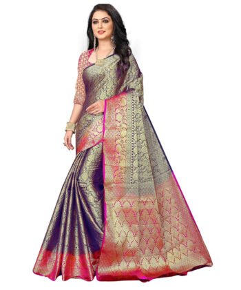 Chiffon & Georgette Sarees Gold Color Saree